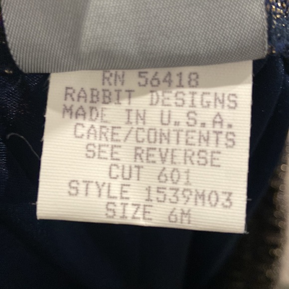 Rabbit Rabbit Rabbit, designs elastic waist band, size 6 Christmas & New Years - Picture 7 of 7